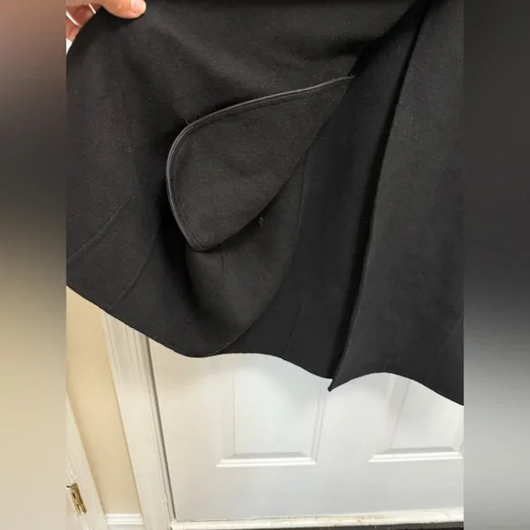 Derek Lam 10 Crosby Wool Blend shawl Overcoat Vest Size 12 Designer Quiet Luxury - Picture 5 of 6